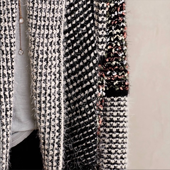 Anthropologie La Fee Verte | Eyelash Cardigan | Large Petite - Picture 4 of 10